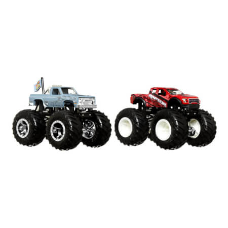 HW MONSTER TRUCKS DEMOLITION DUO ASST