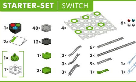 GraviTrax Power Starter Kit stikalo