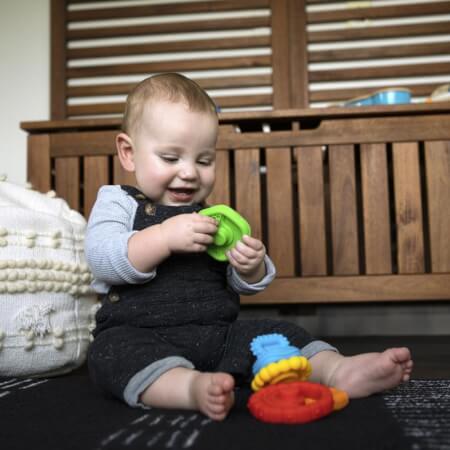 Stack&Teethe™ 2v1 Stacking Teether 0m+