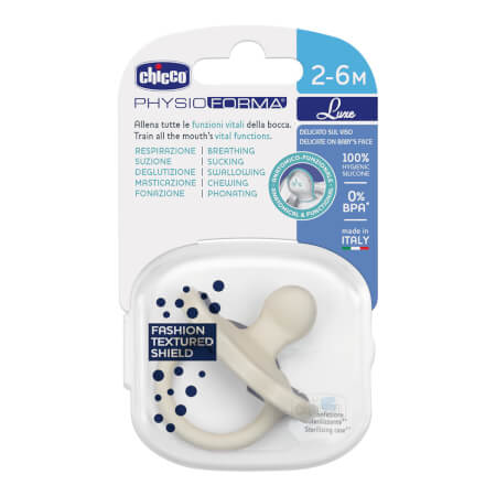 Dojenček Physio Luxe 2-6m siv, 1 kos