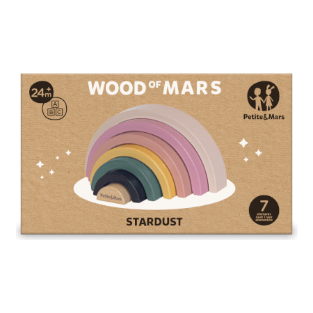 Lesena zložljiva igrača Stardust Wood of Mars 24m+