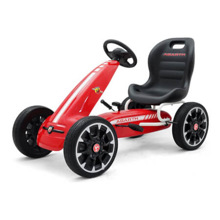 Otroški gokart Abarth rdeče barve