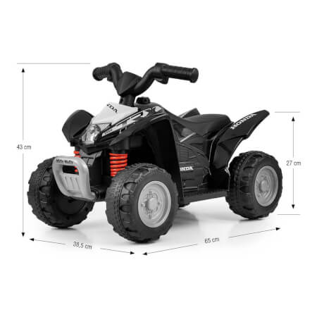 Električno štirikolesno kolo Honda ATV črno