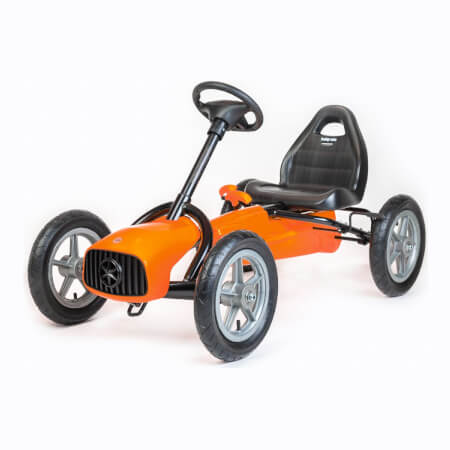 Otroški gokart na pedala Go-kart Buggy oranžna