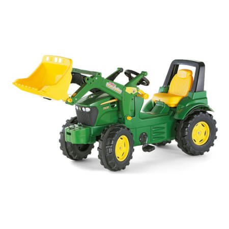 Rolly Toys John Deere Farmtrac zeleni traktorski nakladalnik s pedali