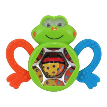 Baby rattle žaba