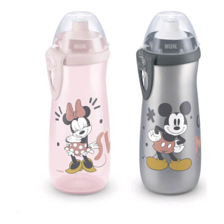 NUK Športna skodelica Disney Cool Mickey 450 ml siva