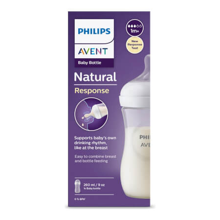 Avent Natural Response otroška steklenička 260 ml