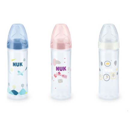 Otroška steklenička NUK LOVE 250 ml, 6-18 m bela