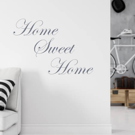 Stenska nalepka – Home Sweet Home (Ljubo doma, kdor ga ima)