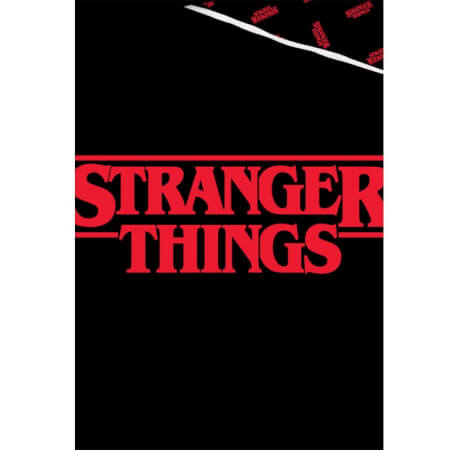 Otroška posteljnina Stranger Things Black