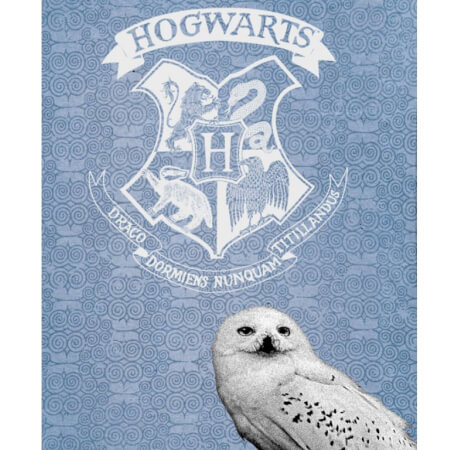 Otroška odeja Harry Potter Hedwig sova