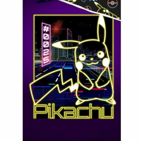 Osvetljeni Pokémon Pikachu Linen Neon Show