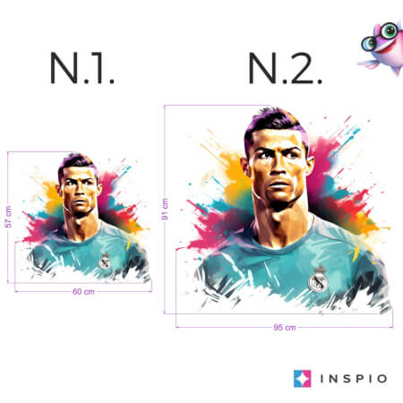 Samolepilne stenske nalepke – Cristiano Ronaldo 
