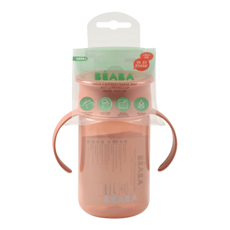 Skodelica za trening 360° Pink 340 ml 12m+