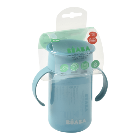 Skodelica za trening 360° Blue 340 ml 12m+