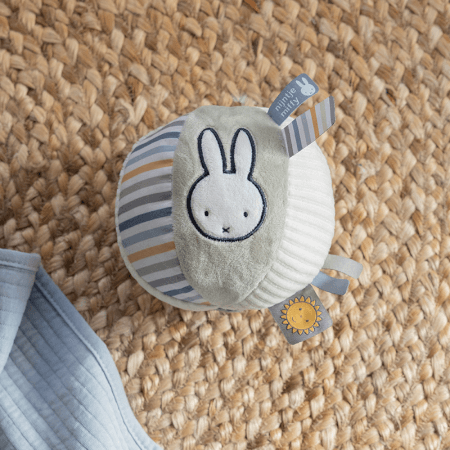 Tekstilna zajčja žoga Miffy Fluffy Blue