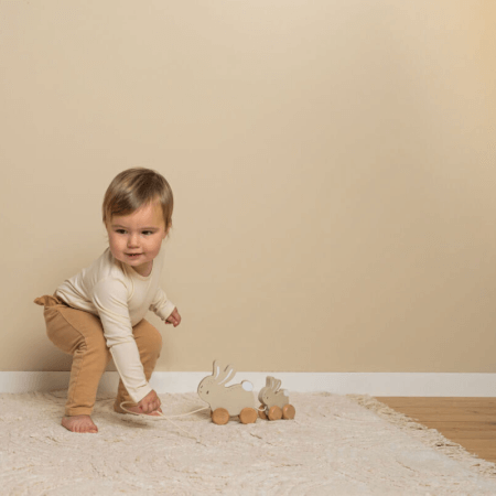 Potiskanje zajcev leseni Baby Bunny