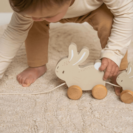 Potiskanje zajcev leseni Baby Bunny