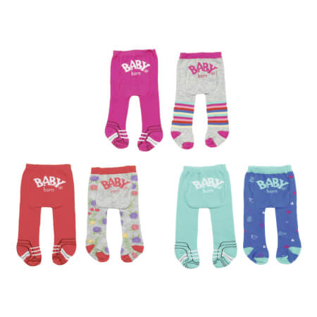 BABY born® Hlačne nogavice (2 kosa), 3 vrste