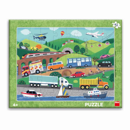 TRAFFIC 40 Deska Puzzle