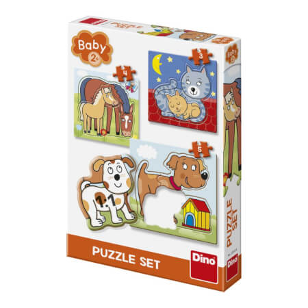 ŽIVALI 3-5 baby Puzzle set