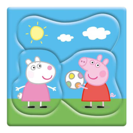 PEPPA PIG - DRUŽINA 3-5 otrok Sestavljanke