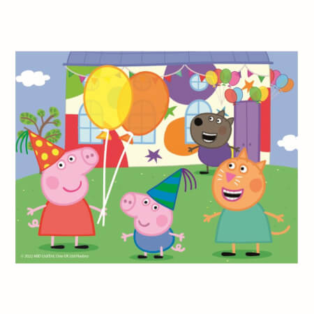 PEPPA PIG 12 lesenih kock za licenciranje