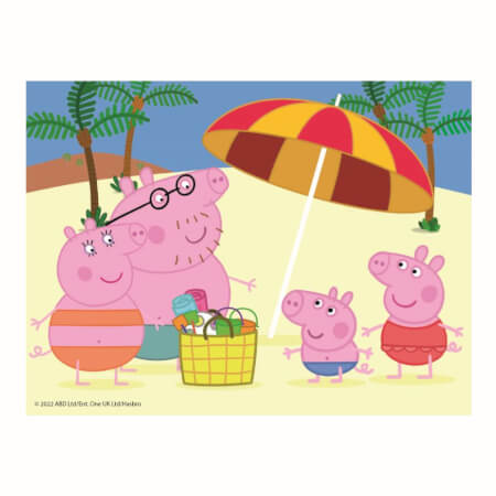 PEPPA PIG 12 lesenih kock za licenciranje