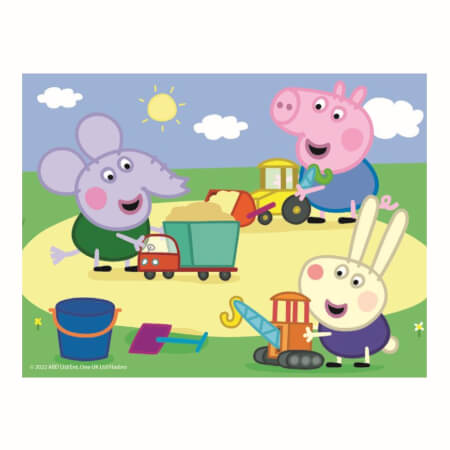 PEPPA PIG 12 lesenih kock za licenciranje