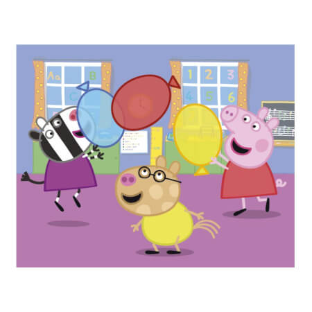 PEPPA PIG: HAPPY DAY 20 Lesene kocke z licenco