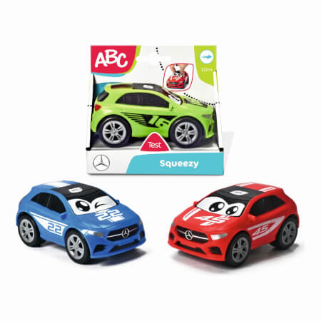 ABC Mercedes Squeezy, 11 cm, 3 vrste