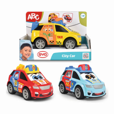 ABC BYD City Car 14,5 cm, 3 vrste